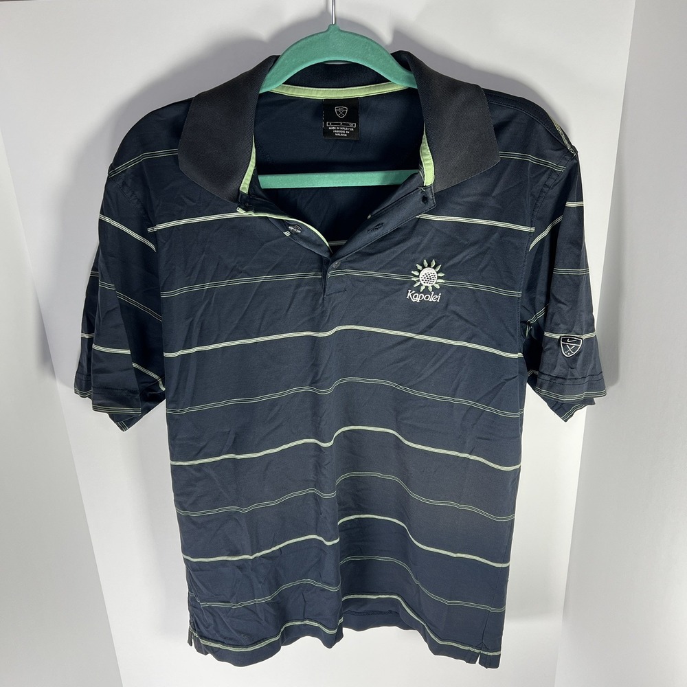 Vintage Nike Golf Polo Shirt Men's Small Kapolei Hawaii Embroidered Golf Shield